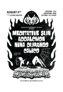 Poster for LIVE MUSIC: Meditative Sun, Addalemon & more